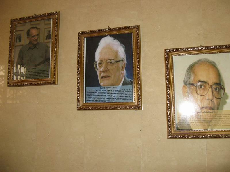 photo of a stairwell in the Department of Statistics and Informatics at the University of Mosul, Iraq, in February 2011